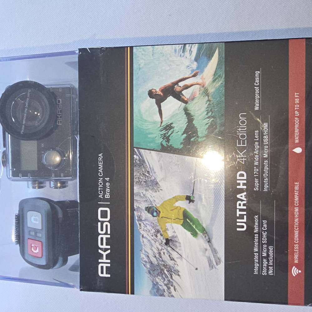 Black Action Camera - Ultra HD 4K Edition